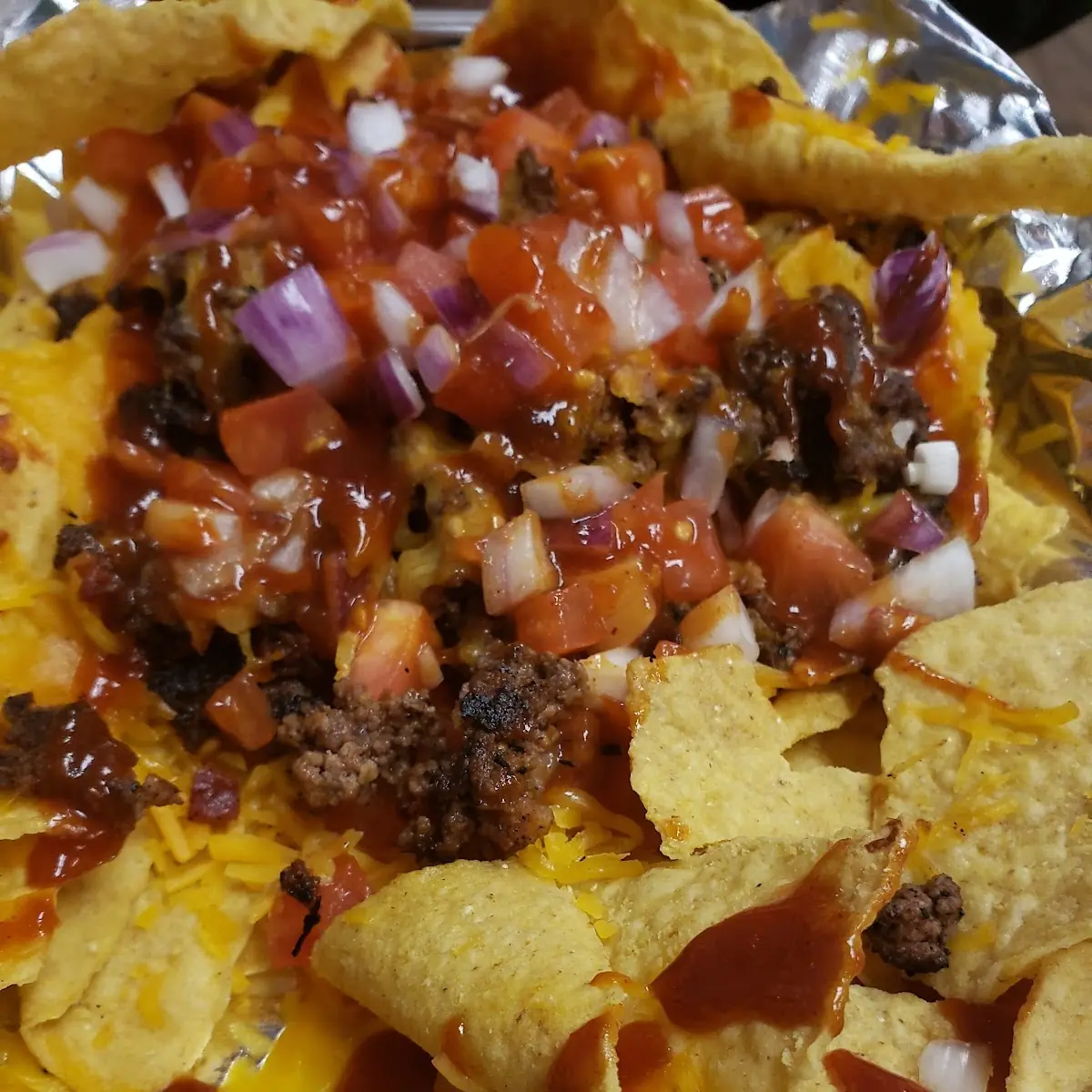 Bacon Cheeseburger Nachos