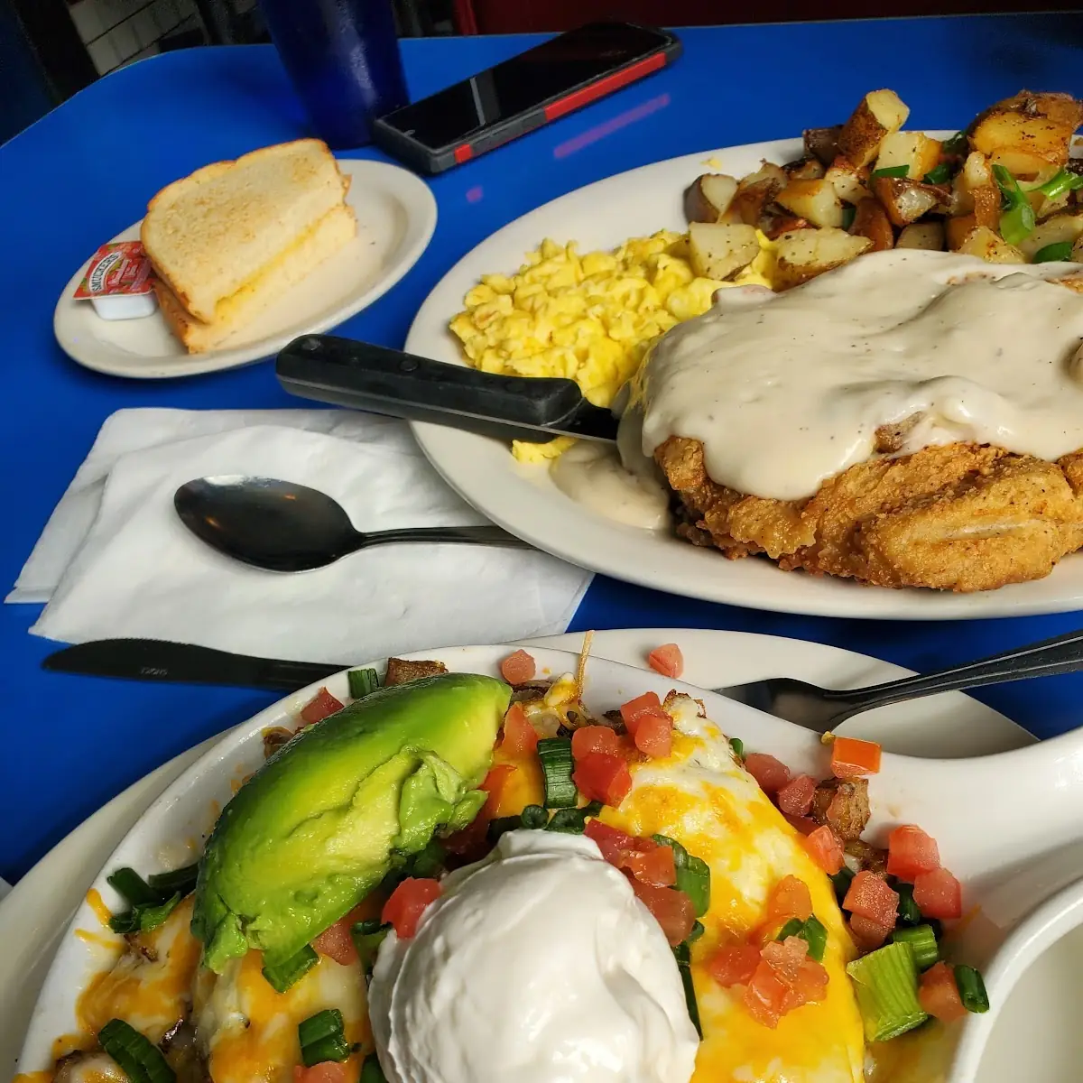 Eggs Country Fried Steak