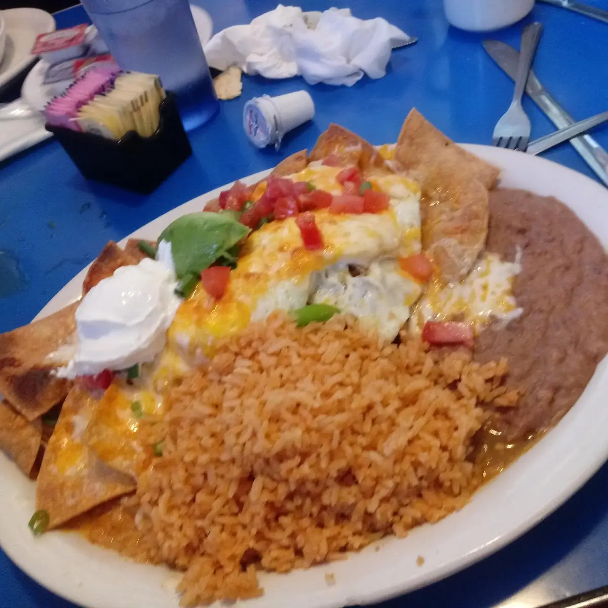 Refried Beans or Rice