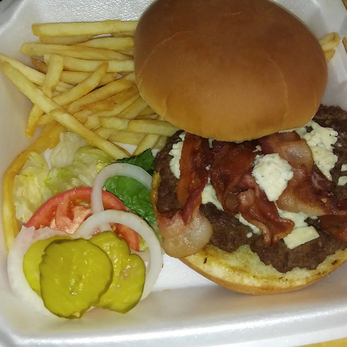 Bacon Blue Cheese Burger