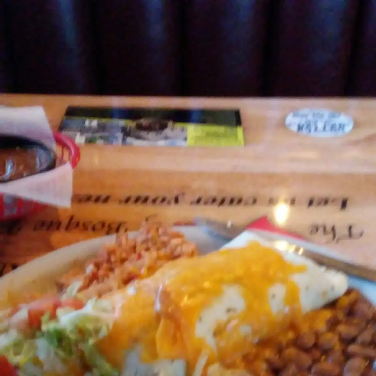 Seasoned Beef & Bean Burrito