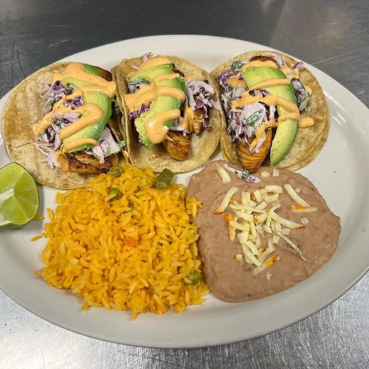Atlantic Grill Salmon Tacos