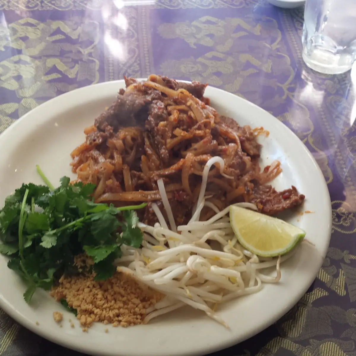 Spicy Beef Pad Thai