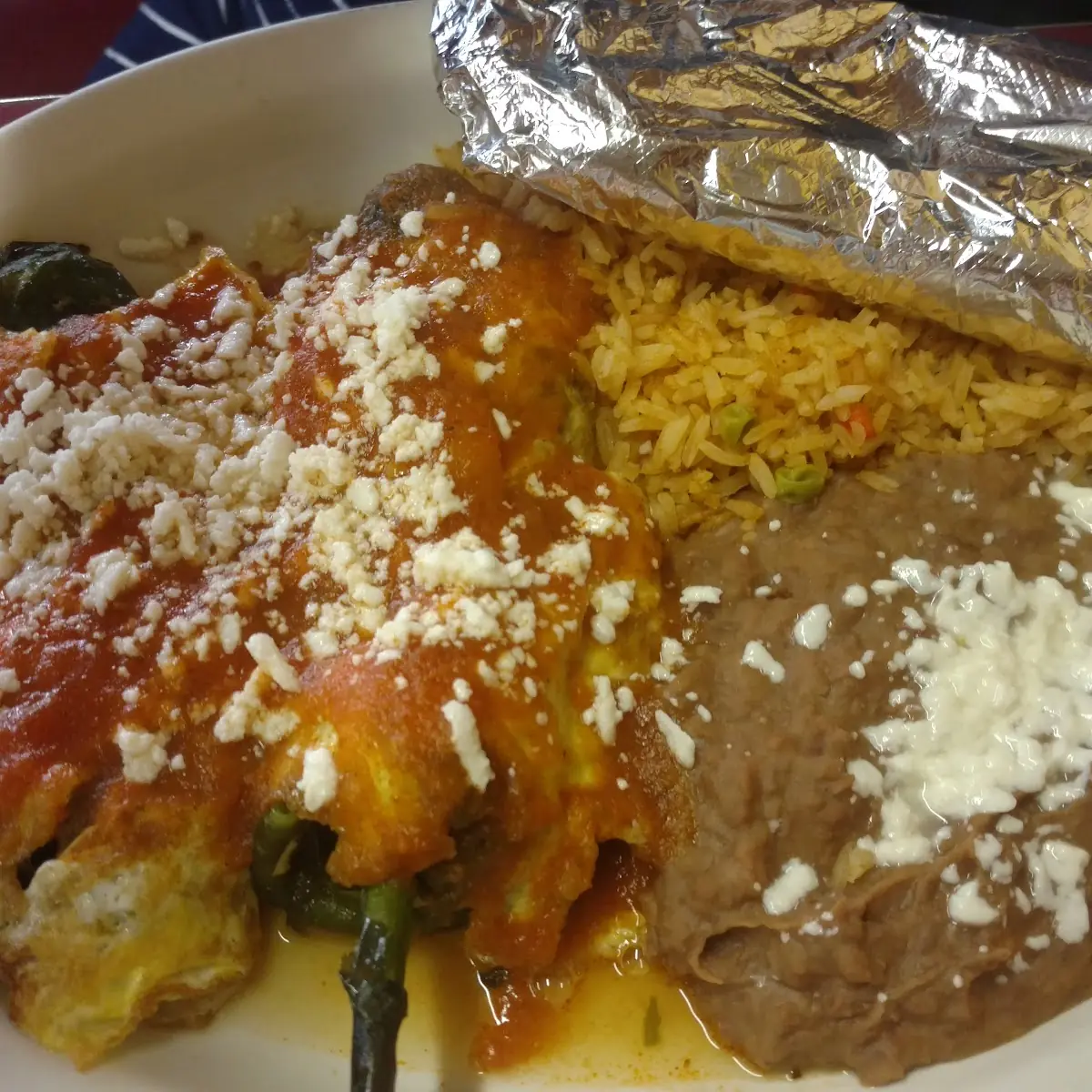 Stuffed Poblano Peppers