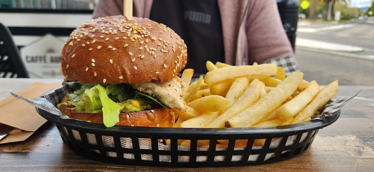 Grilled Chicken Burger, Relish on Main