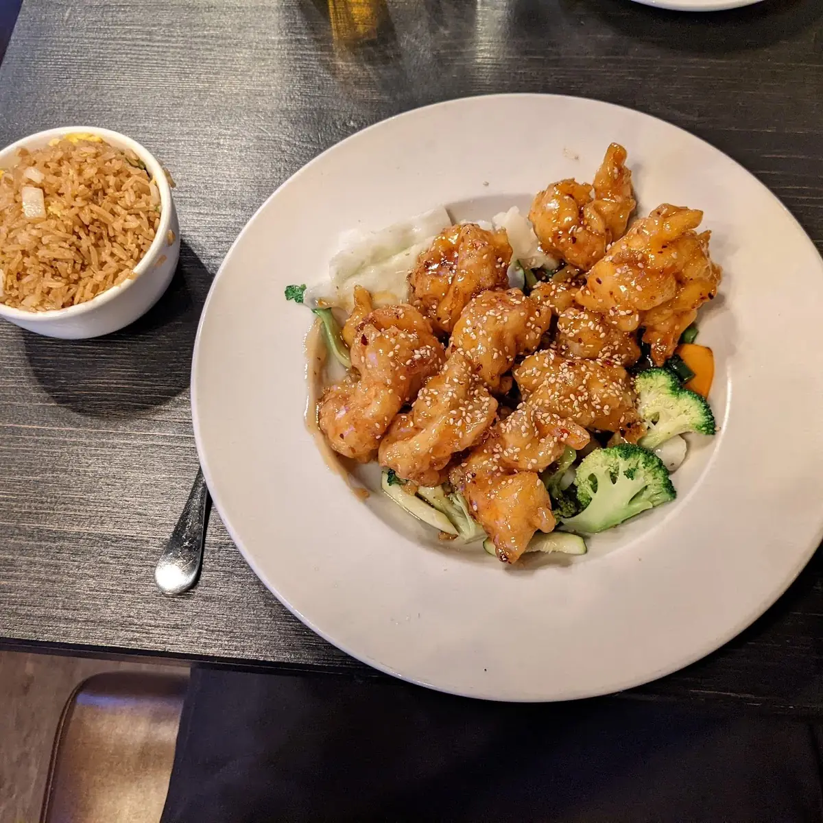 Walnut Shrimp Dinner