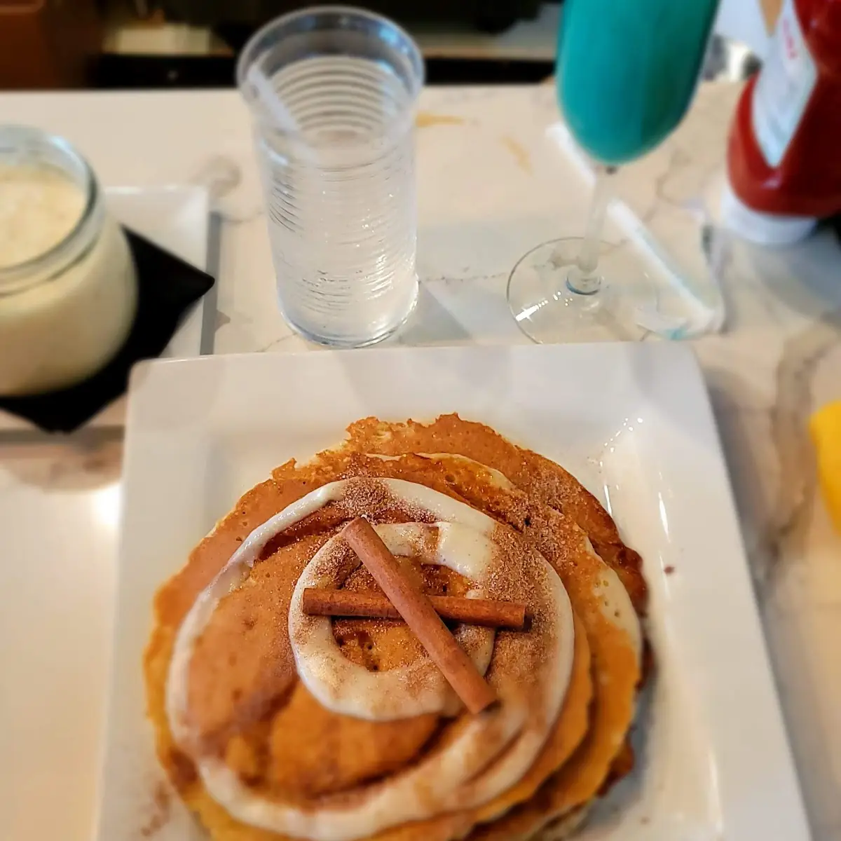 Cinnamon Roll Pancakes