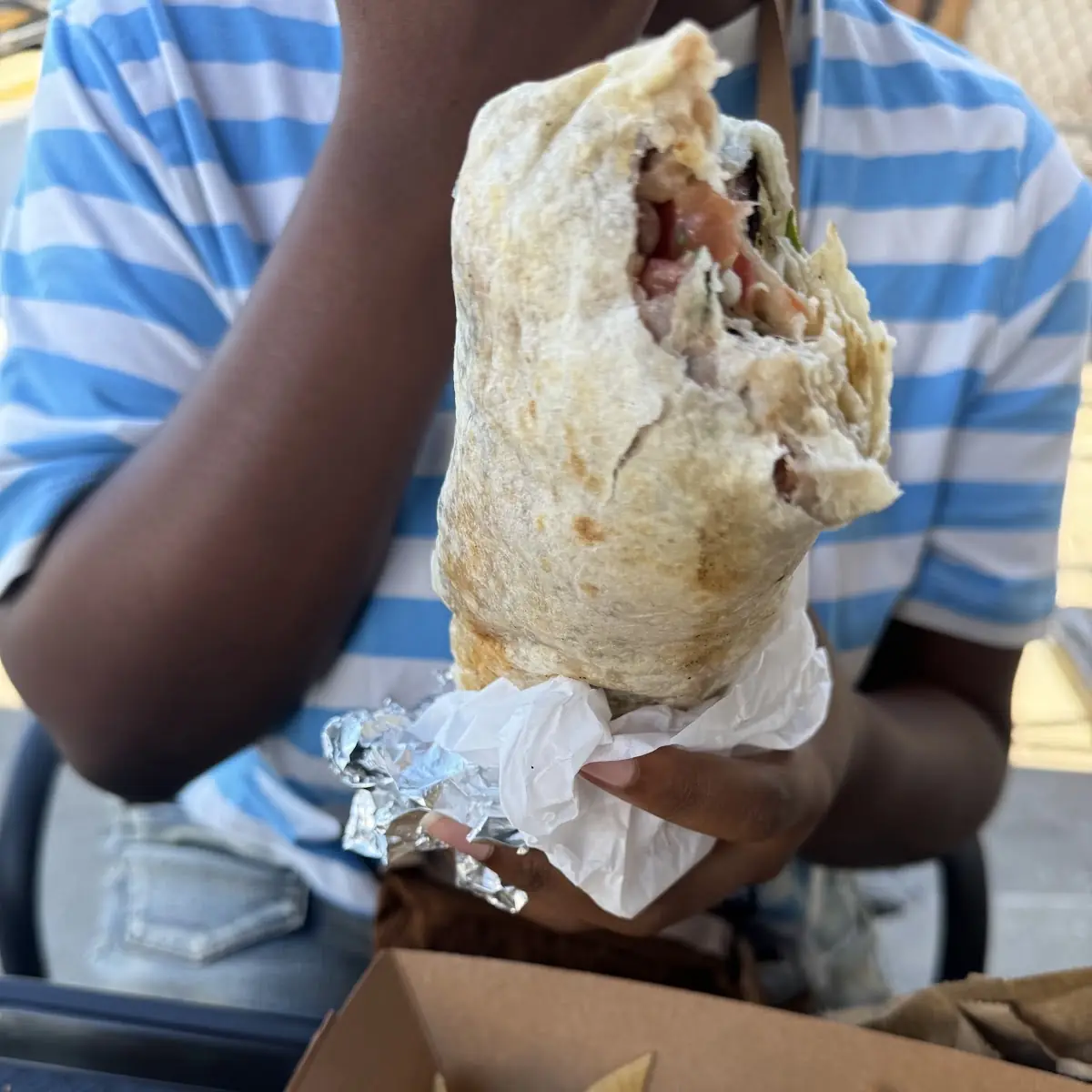 Smoked Brisket Burrito