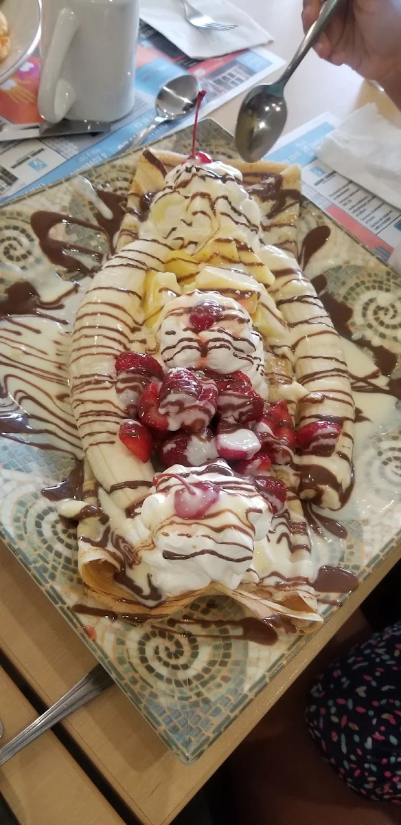 Crêpe Banana Split Crepe Banana Split