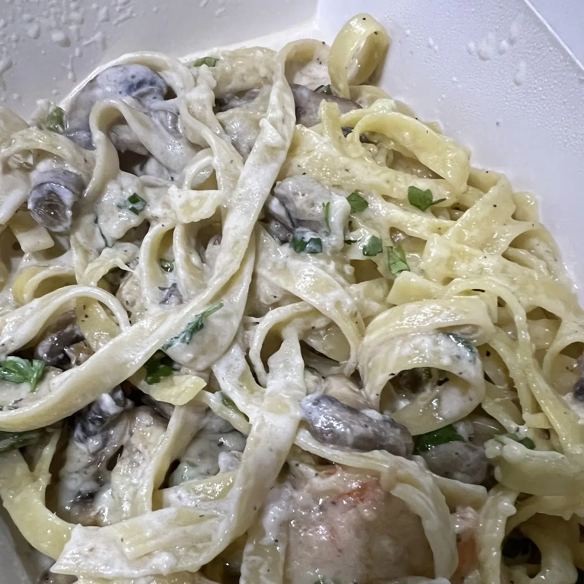 Alfredo Shrimp Scampi