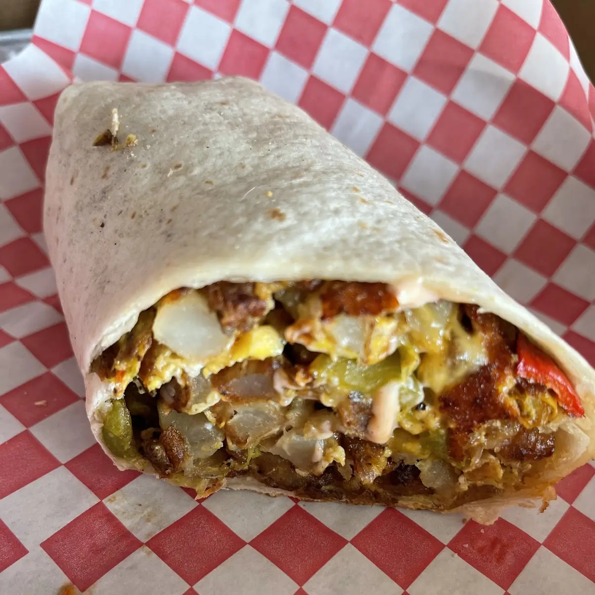 Sausage Breakfast Burrito