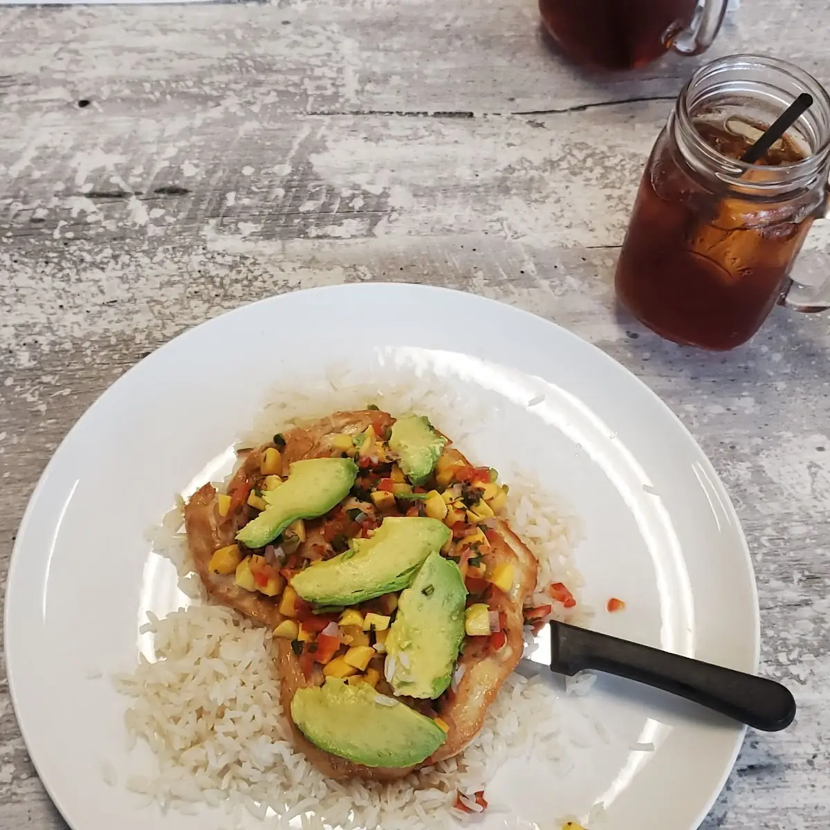 Grilled Chicken w Mango Salsa