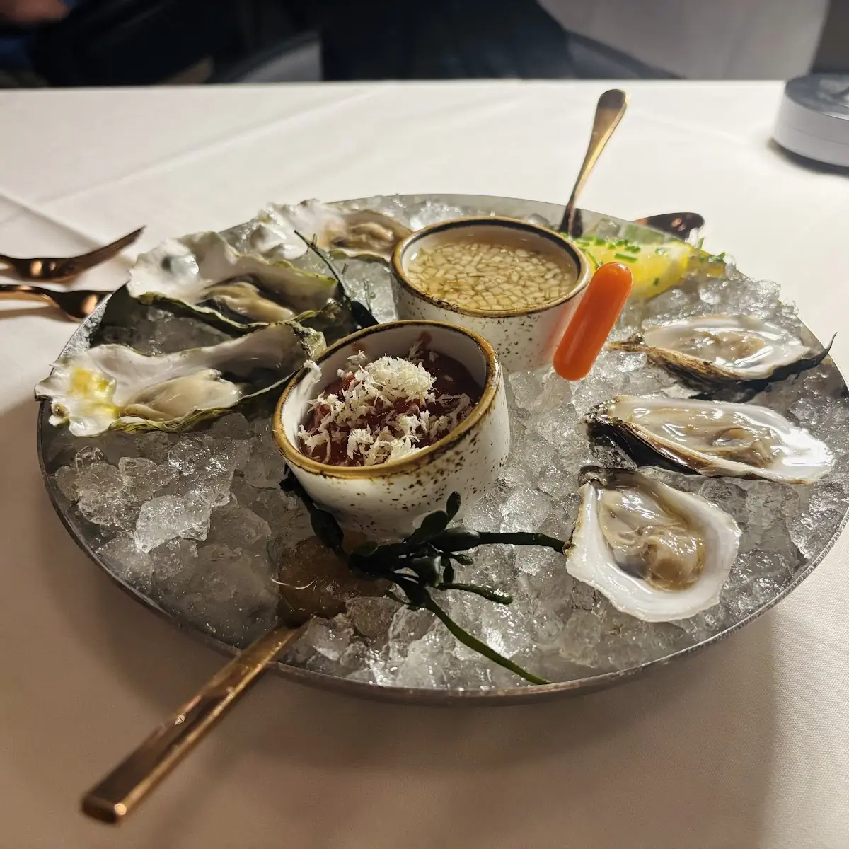 Fresh Oysters with Mignonette