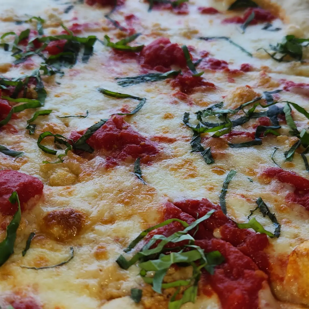 White Pizza with Tomato Basil