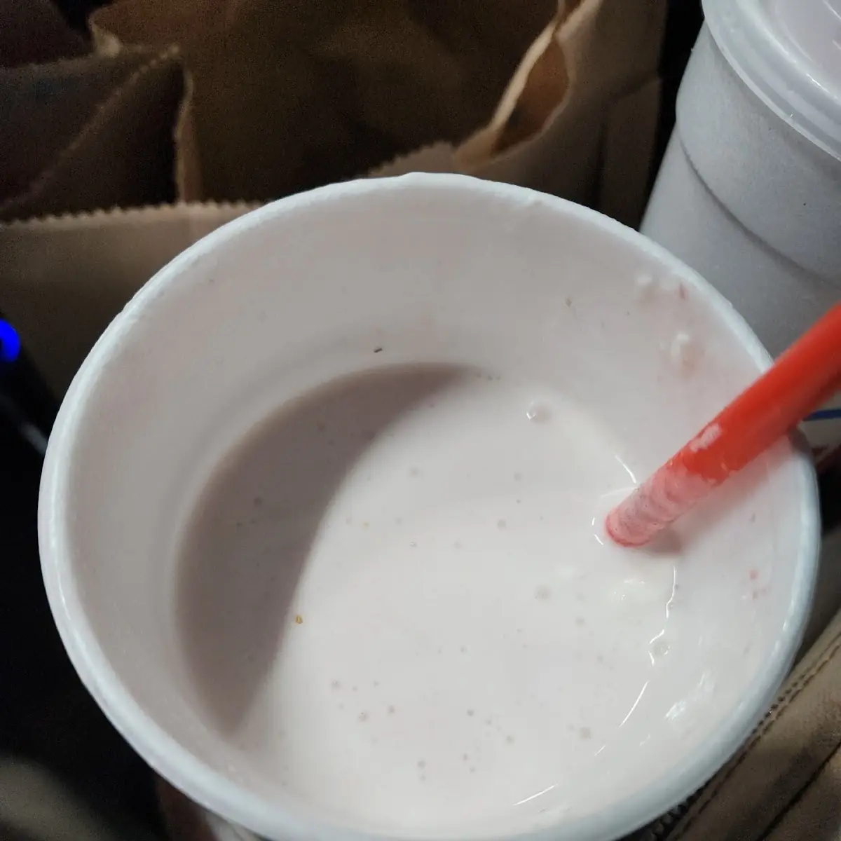 Strawberry Horchata Cream Slush