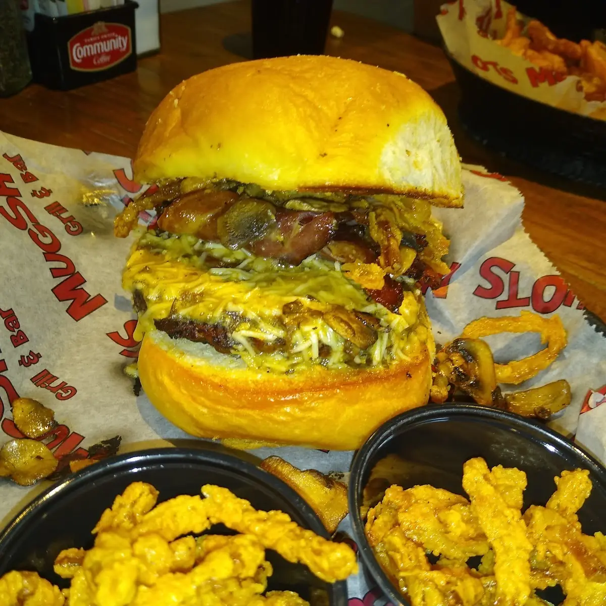 Mushroom Swiss Burger