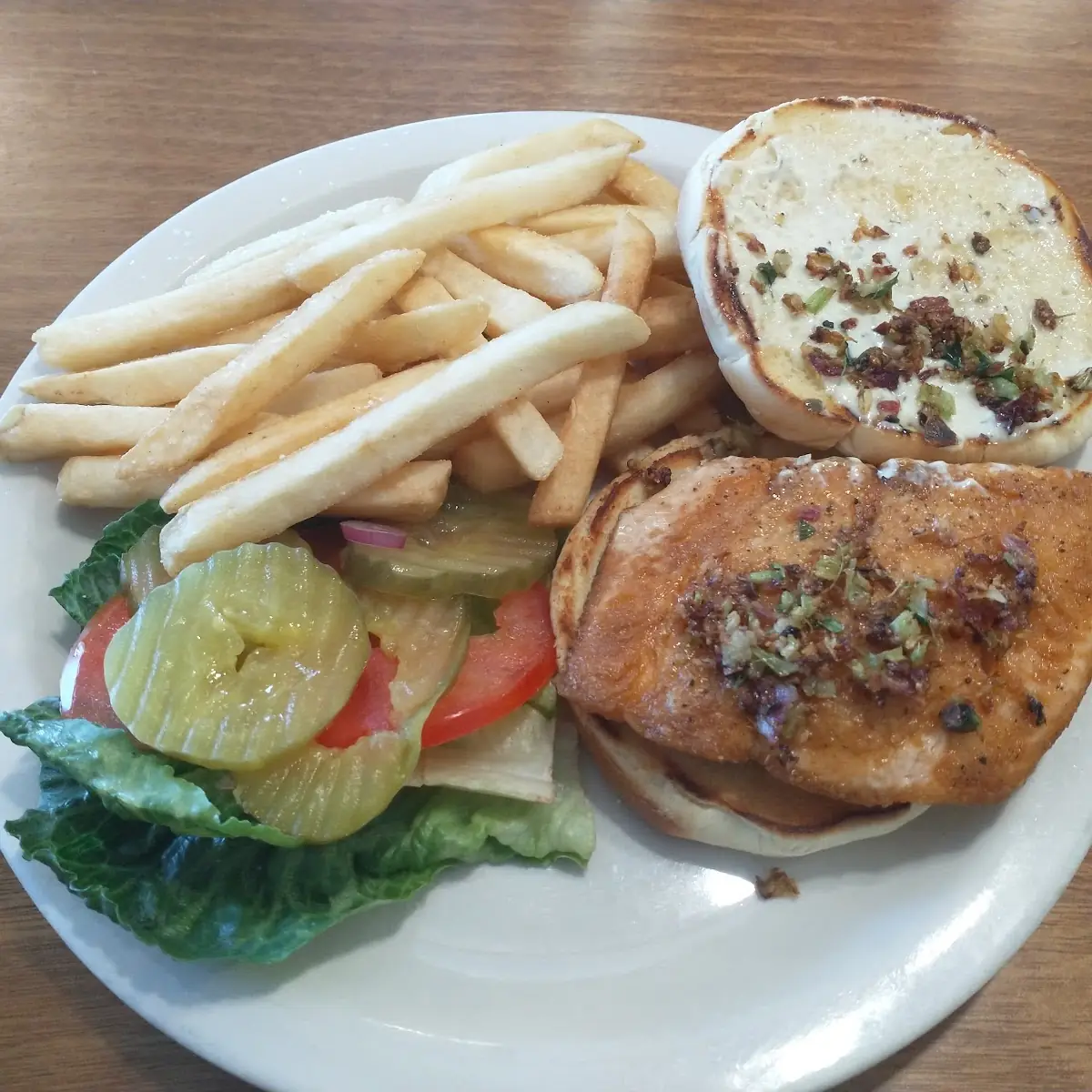 Salmon Fillet Burger
