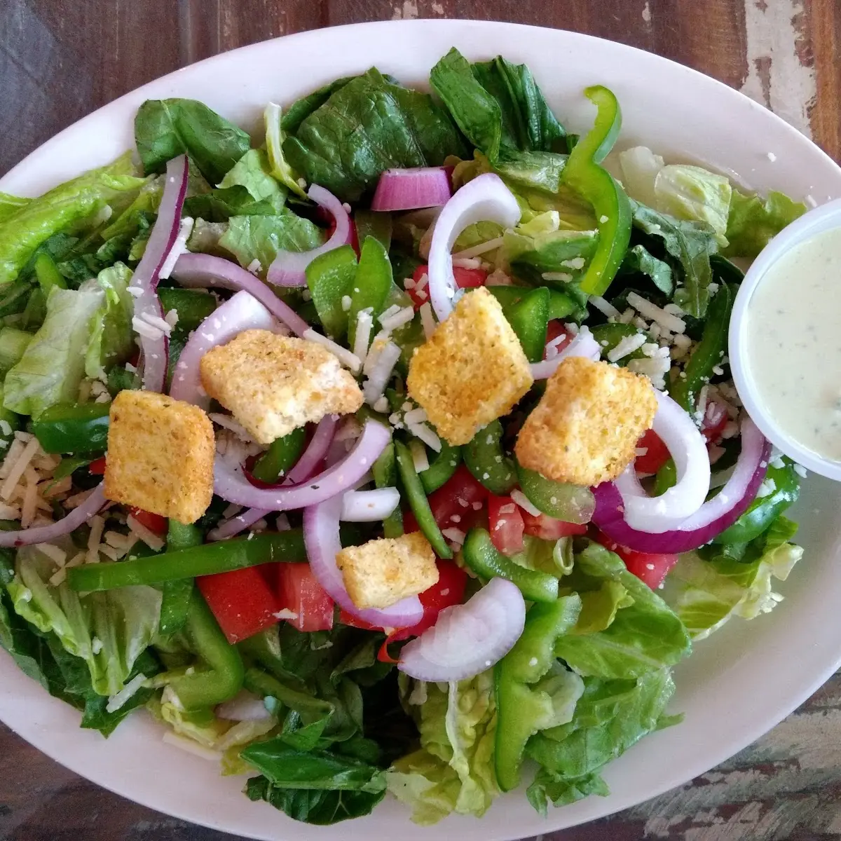 Side Salad with Avocado Lime
