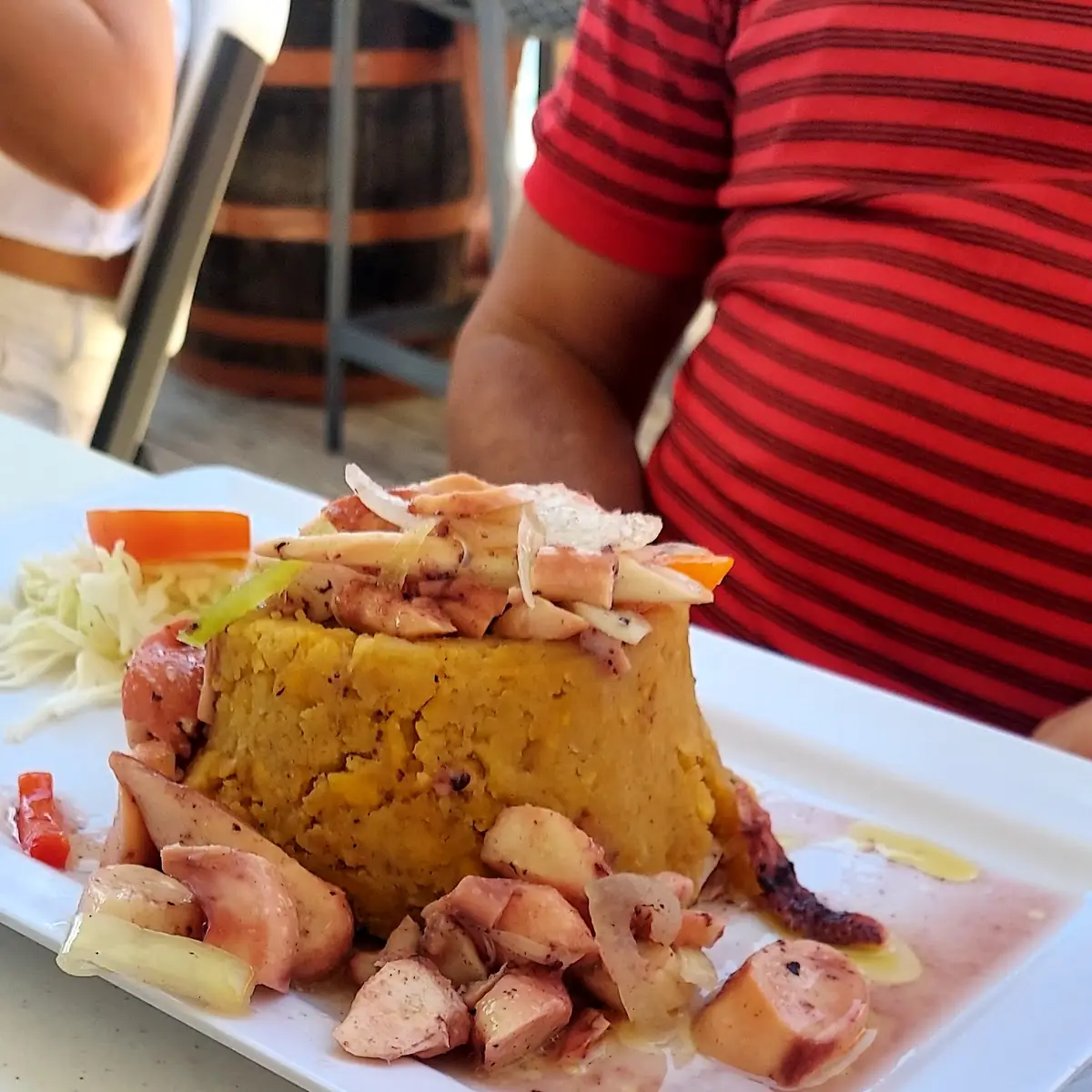 Mofongo Relleno De Pulpo
