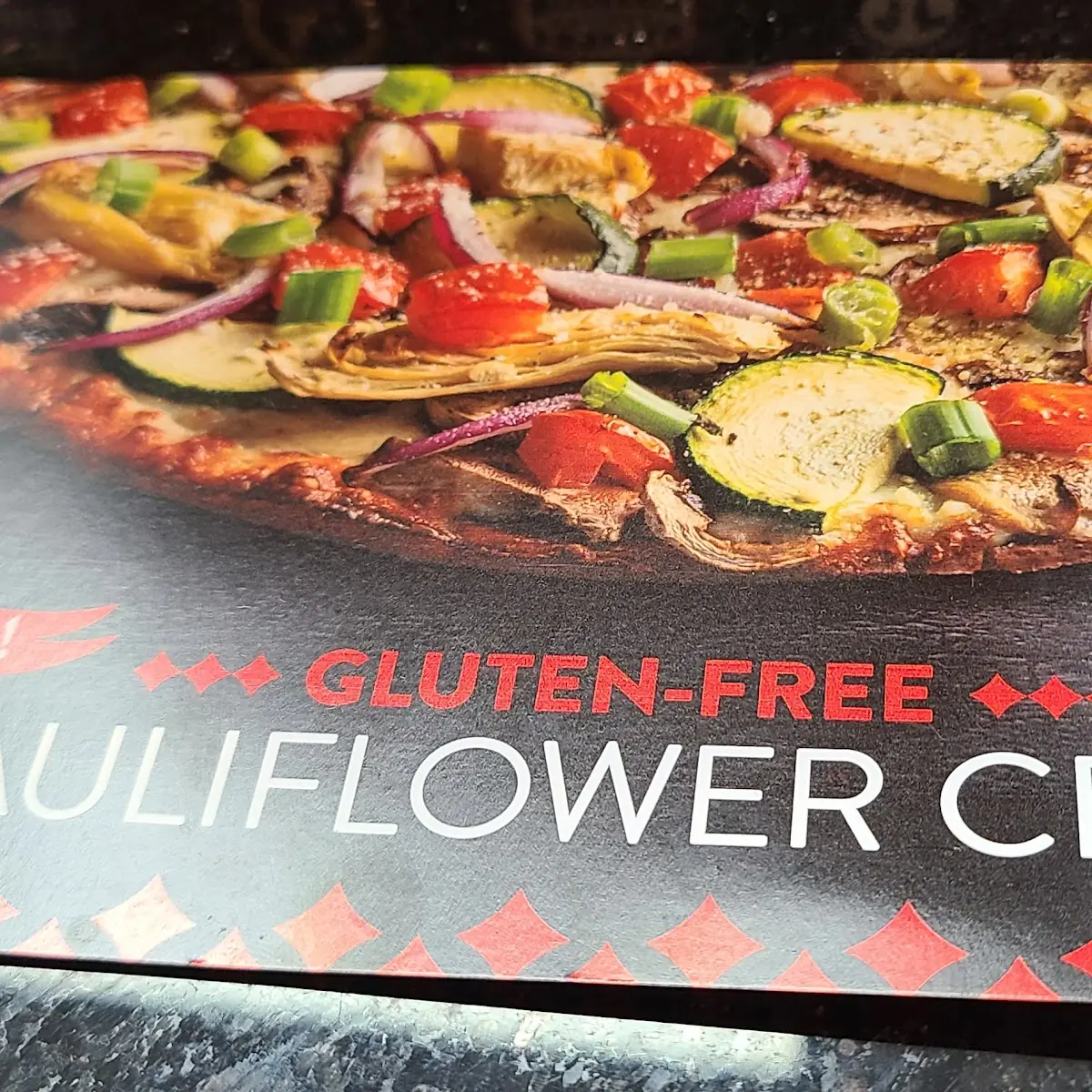 Cauliflower Crust Small Pizza Gluten Free
