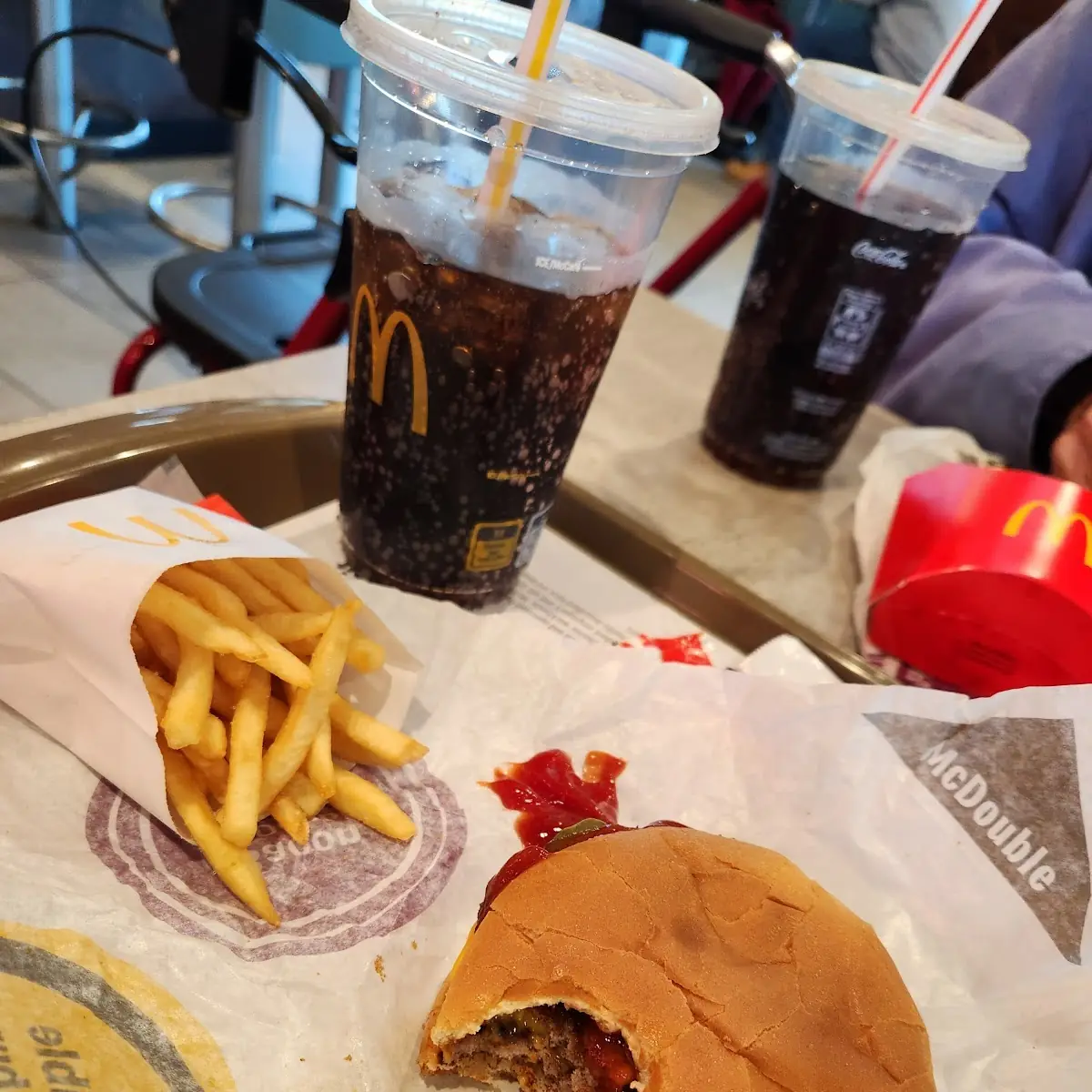 Junior Burger and Fries