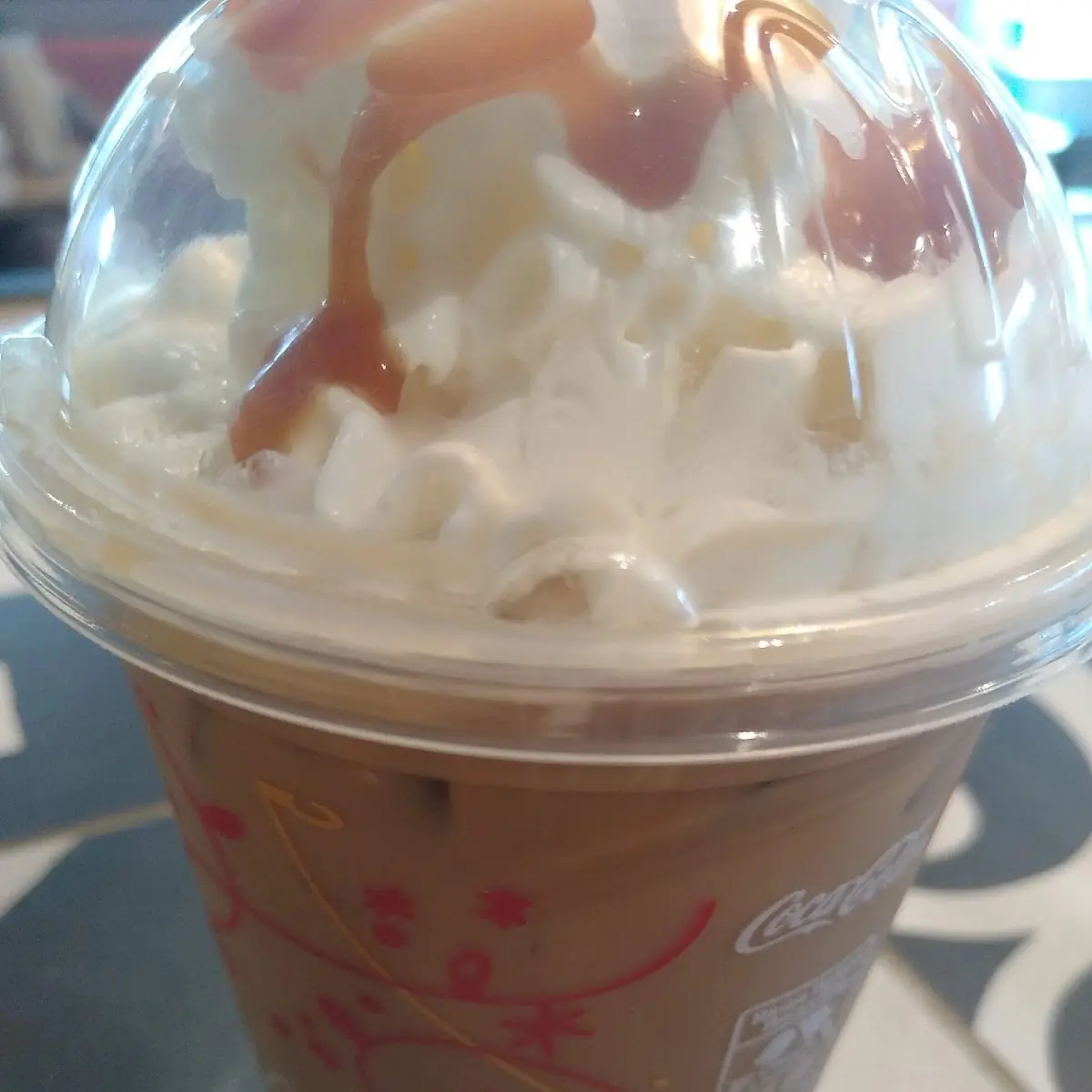 Iced Caramel Latte