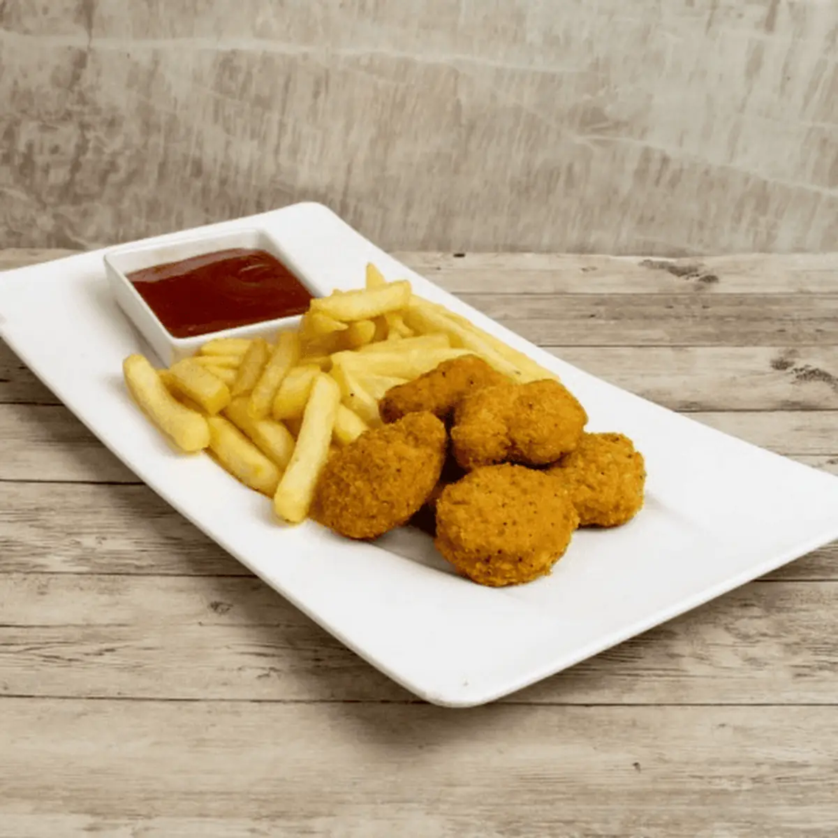 Chicken Nuggets with Fries