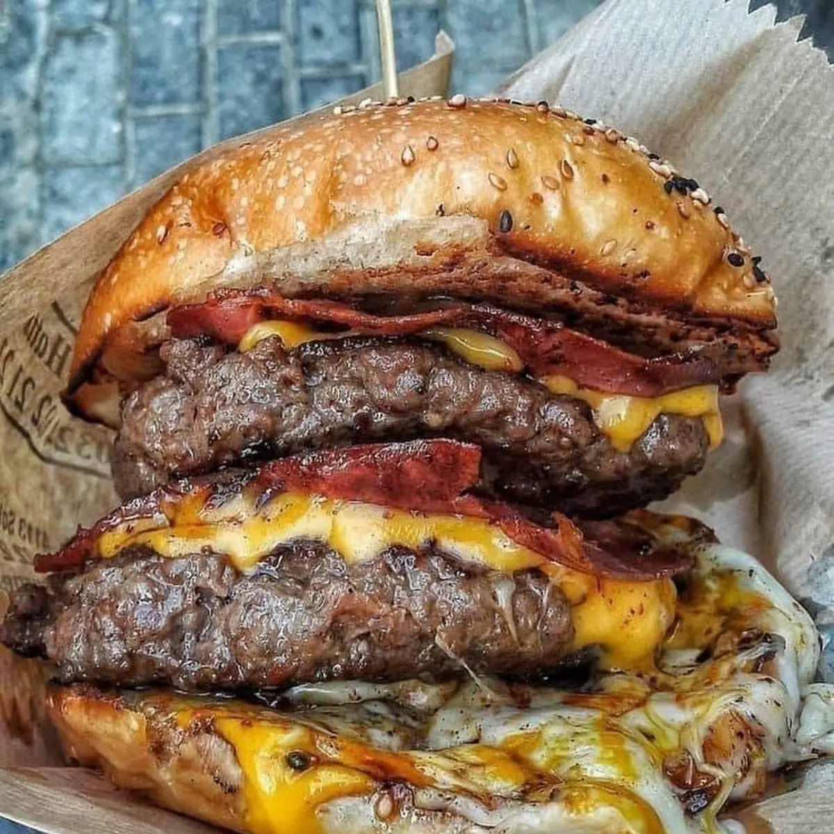 Smashed Double Cheese Burger