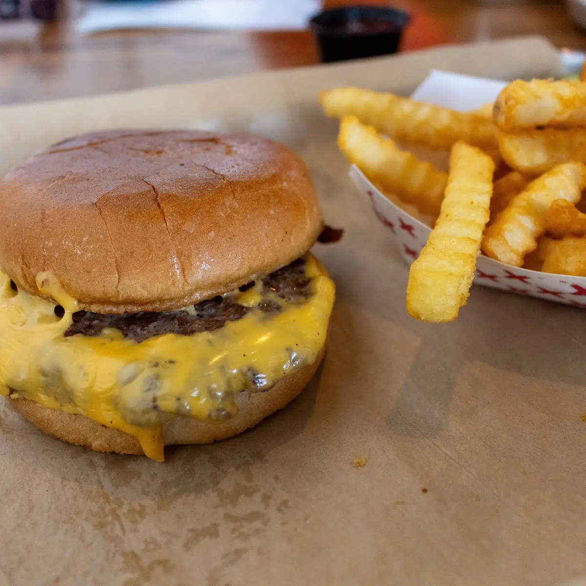 Cheeseburger and Fries
