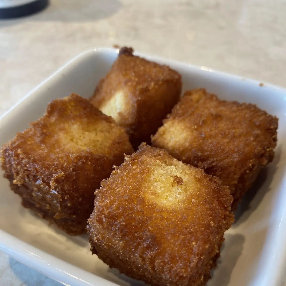 Fried Cornbread Bites