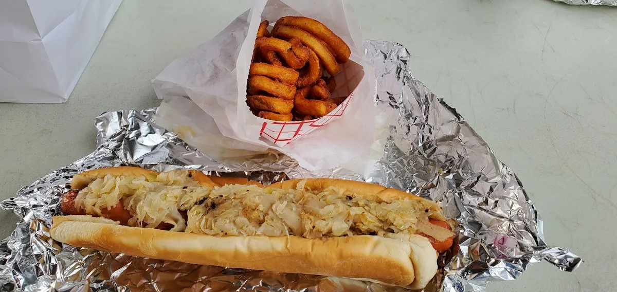 Hot Dog and Onion Rings