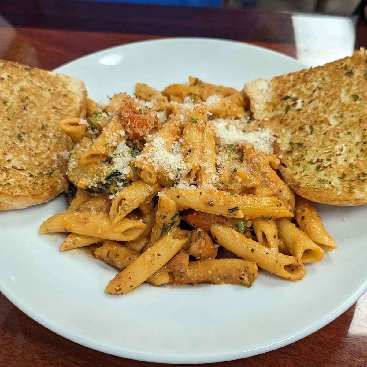 Pasta Primavera over Ziti Pasta