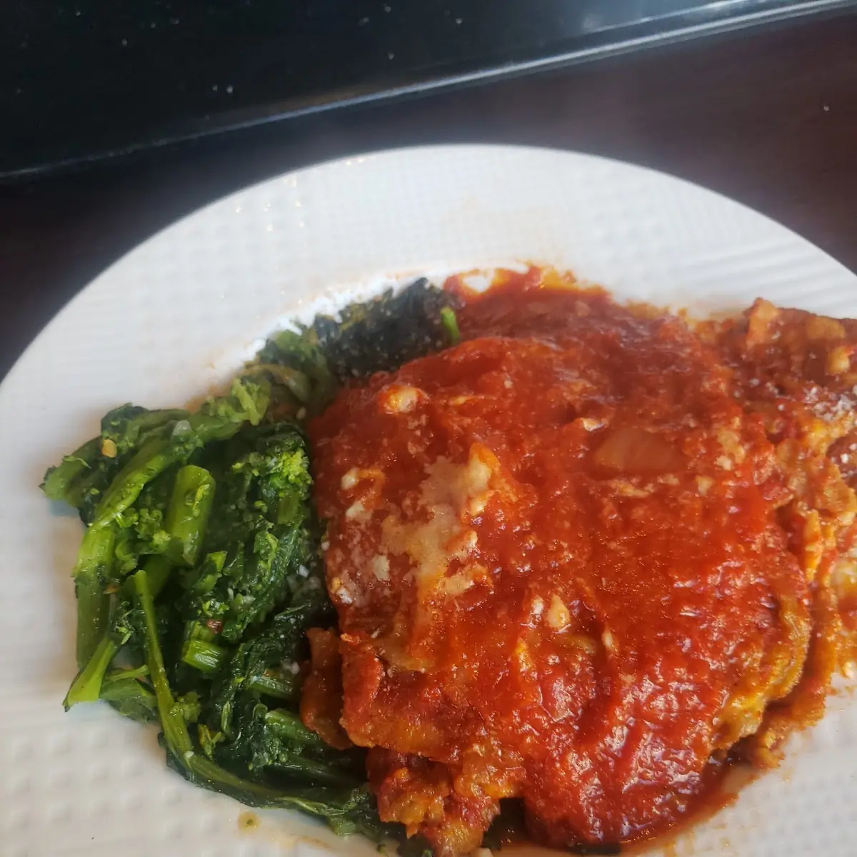 Eggplant Parm and Rabe