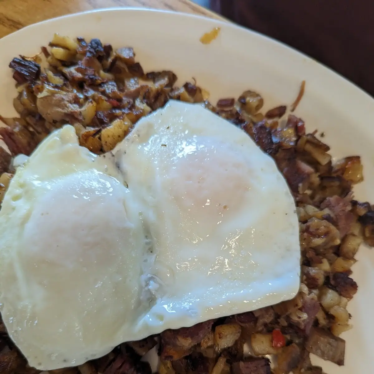 Corned Beef Hash with Eggs