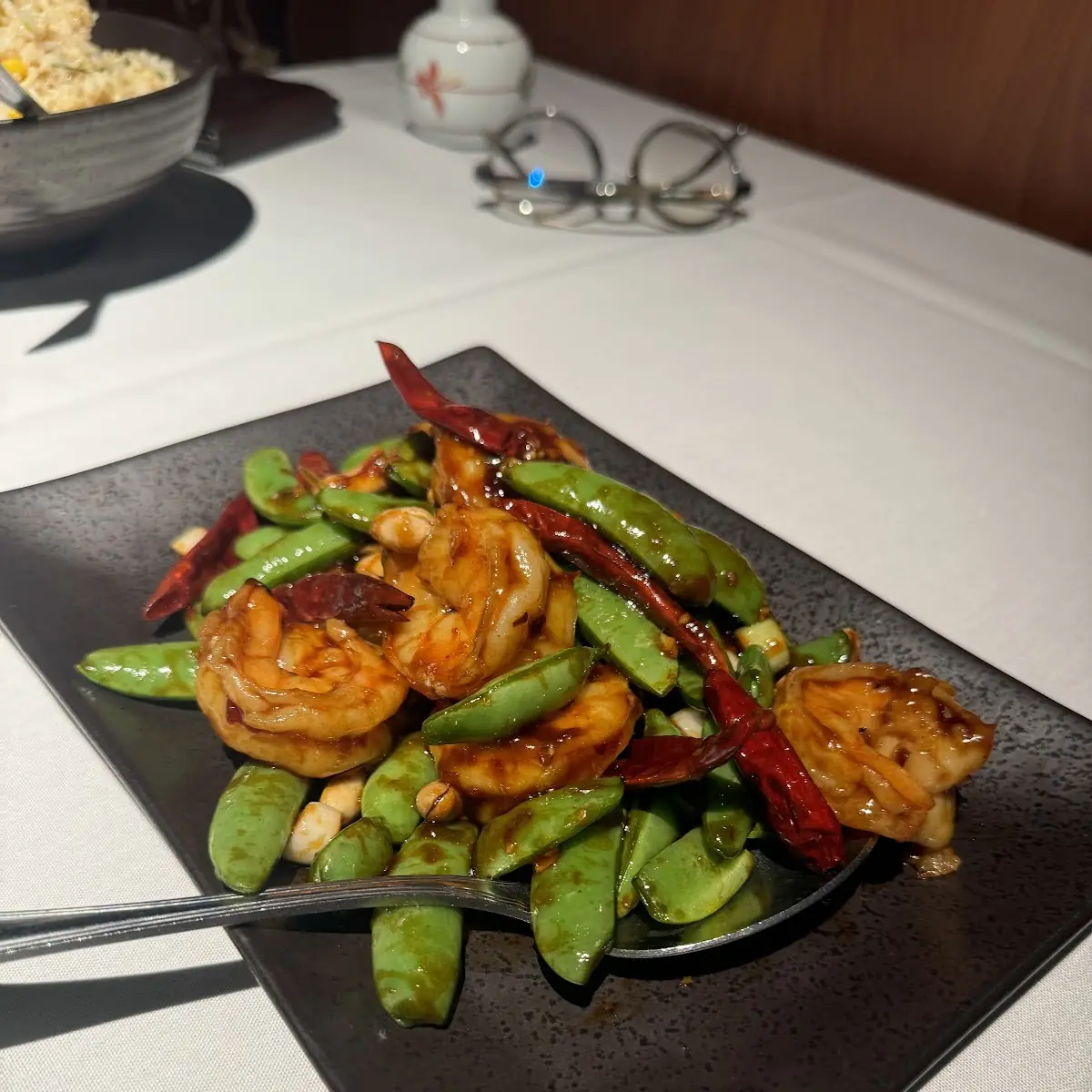 Prawns with Snow Peas