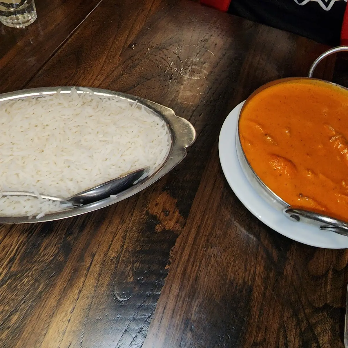 Butter Chicken and Basmati Rice