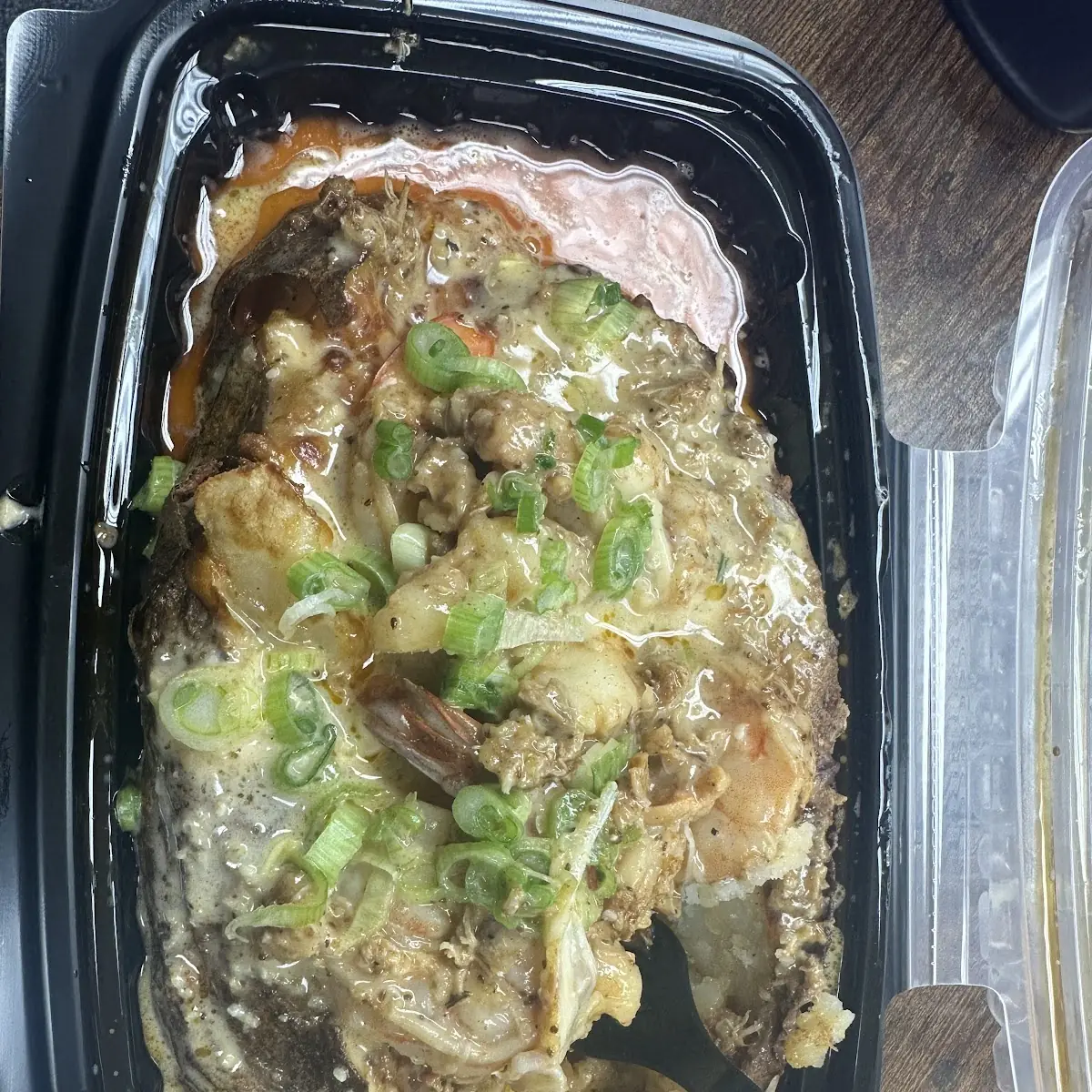 Seafood Baked Potato
