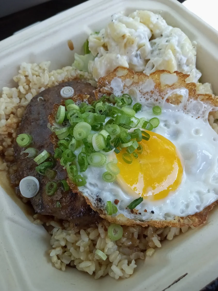 Loco Moco w Brown Rice