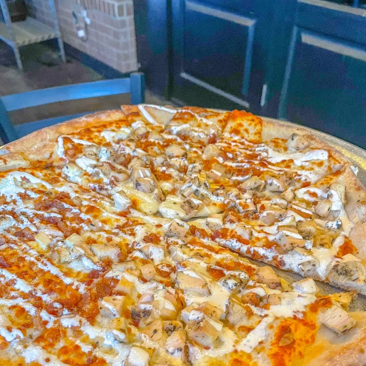 Chicken Bacon Ranch Pizza