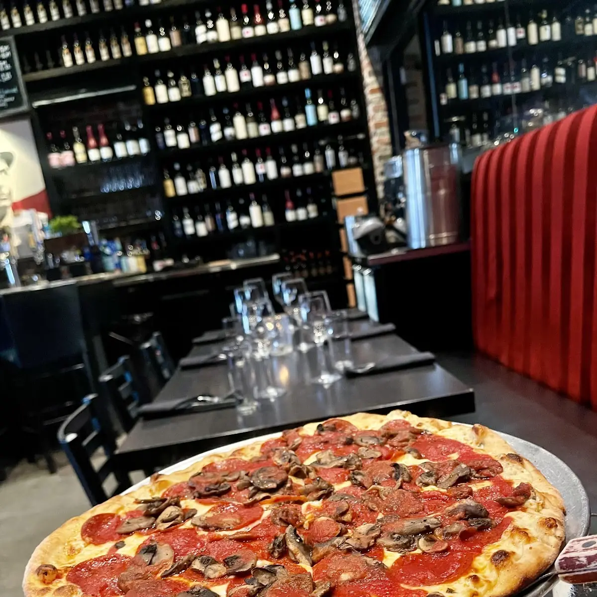 Pepperoni and Mushroom Pizza