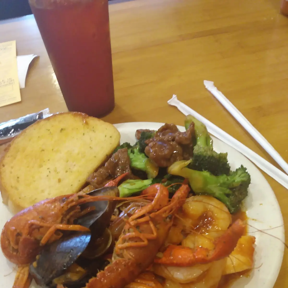 Mixed Seafood & Vegetable Fried Rice