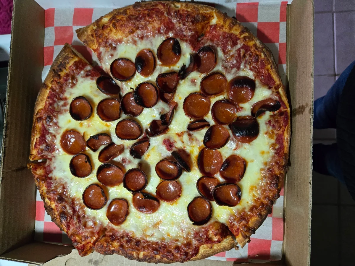 Small Cheese and Pepperoni Pizza