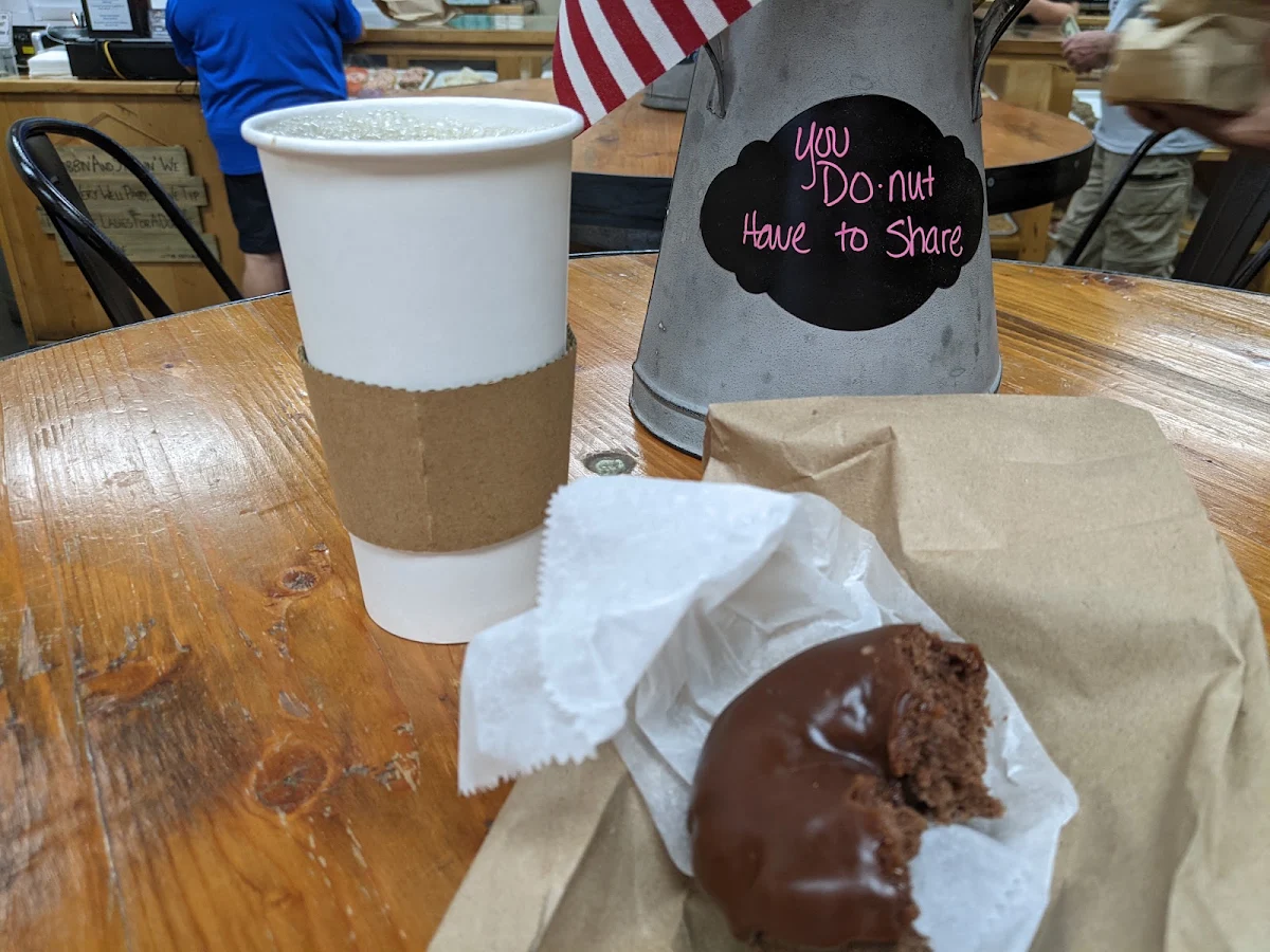 Chocolate on Chocolate Cake Donut
