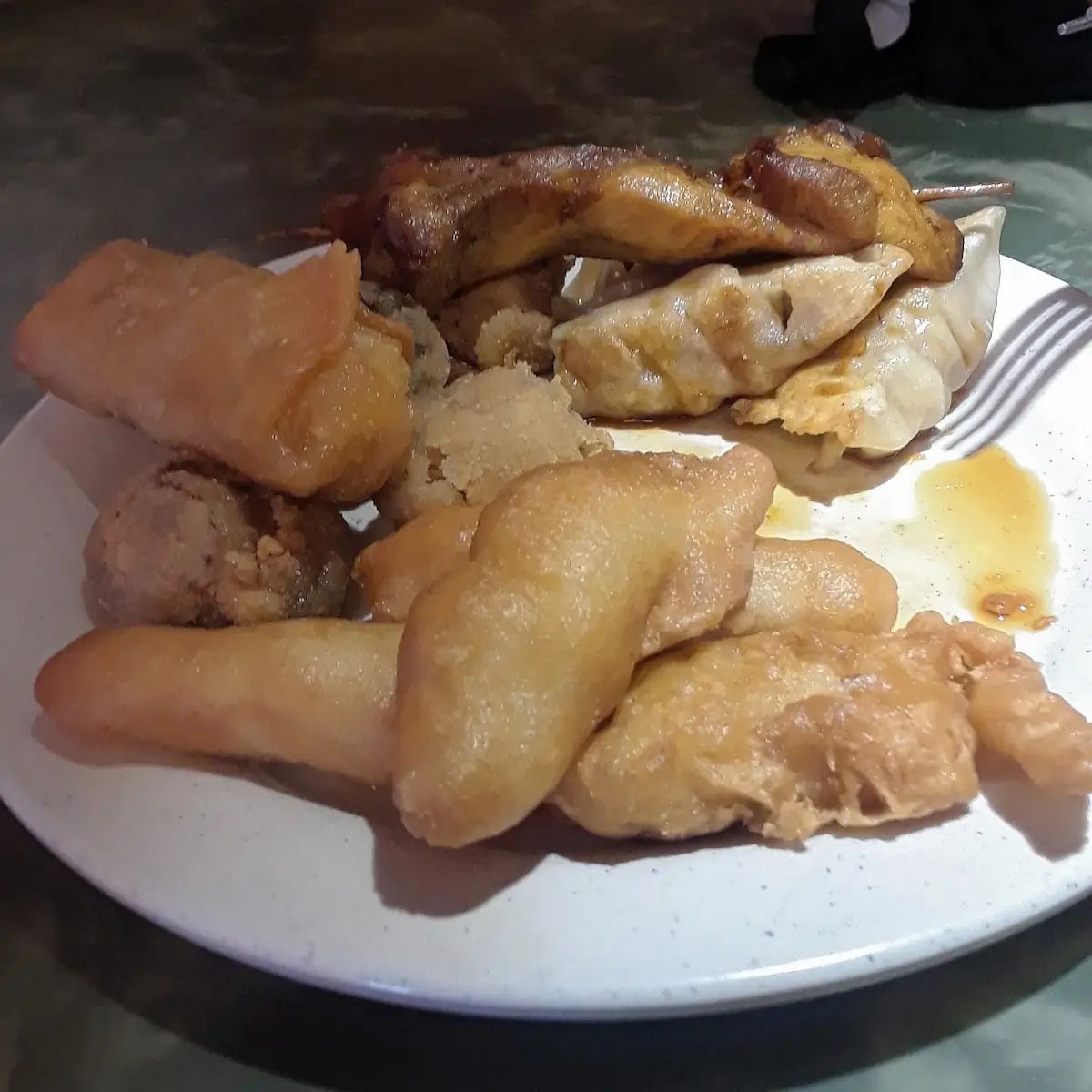 Breaded Mushrooms Breaded Chicken Egg Roll Chicken on a Stick