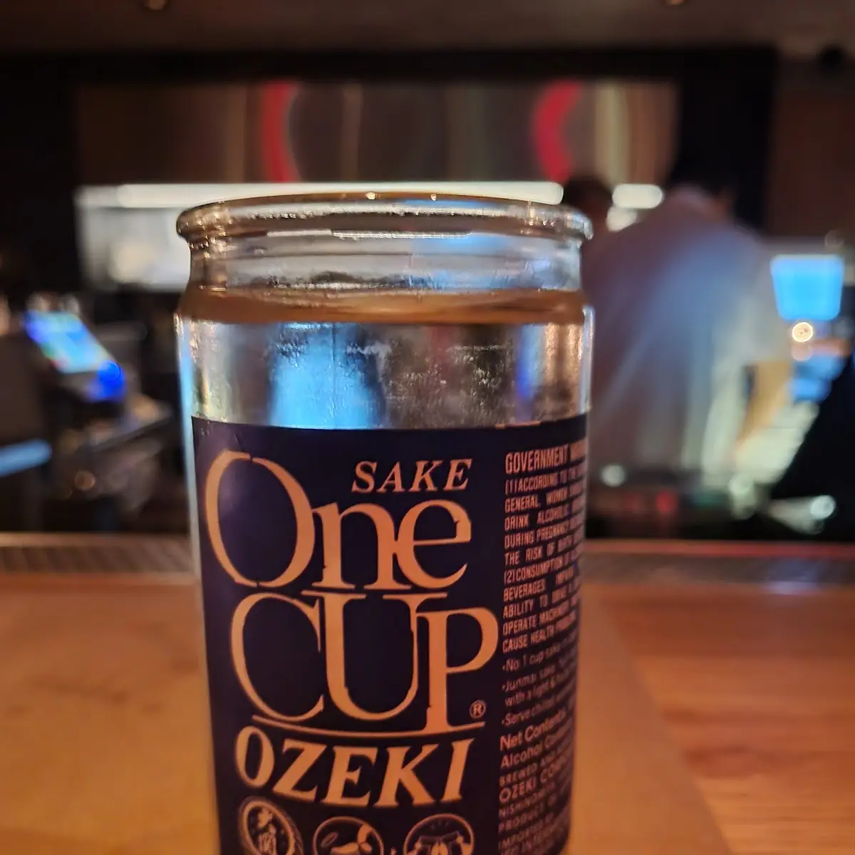 Ozeki One Cup Sake