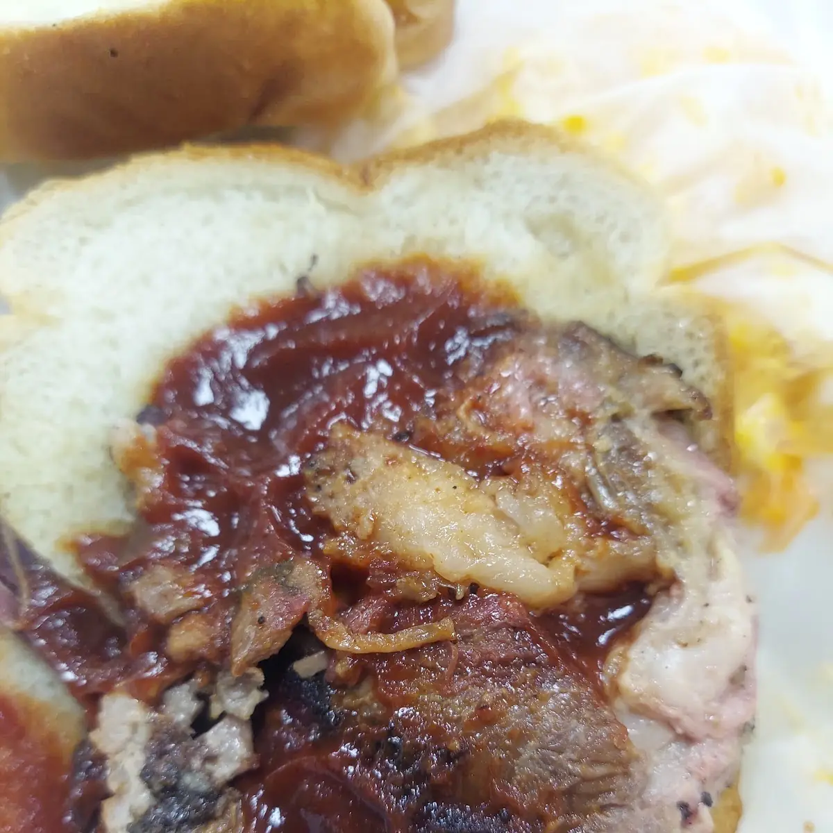 Bar B Que Brisket Sandwich