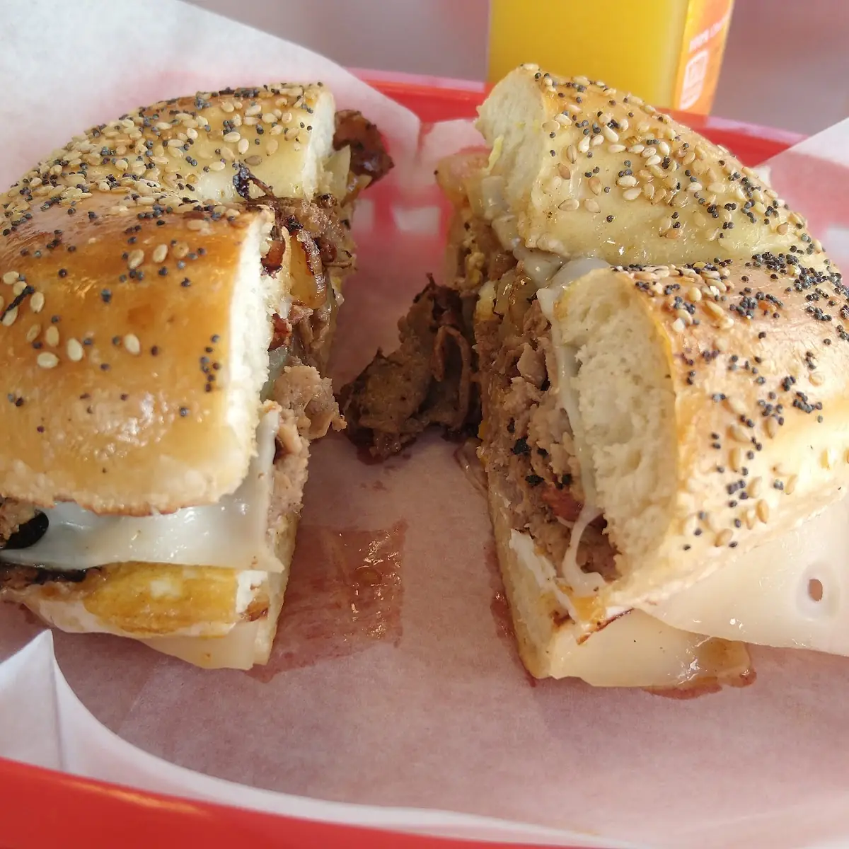 Philly Cheesesteak Bagel
