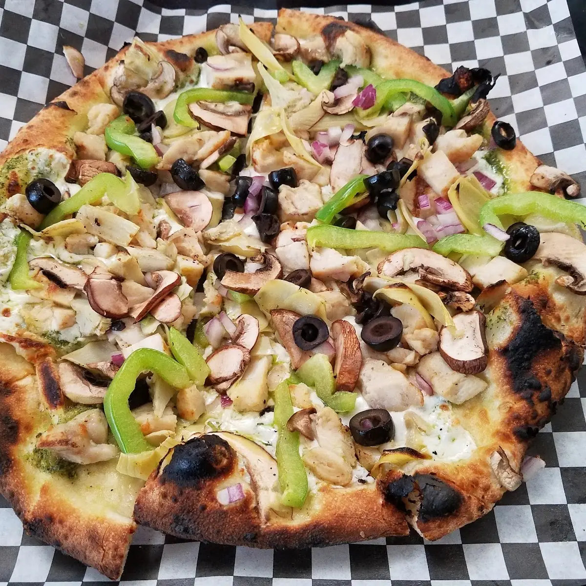 Pesto Supreme Pizza