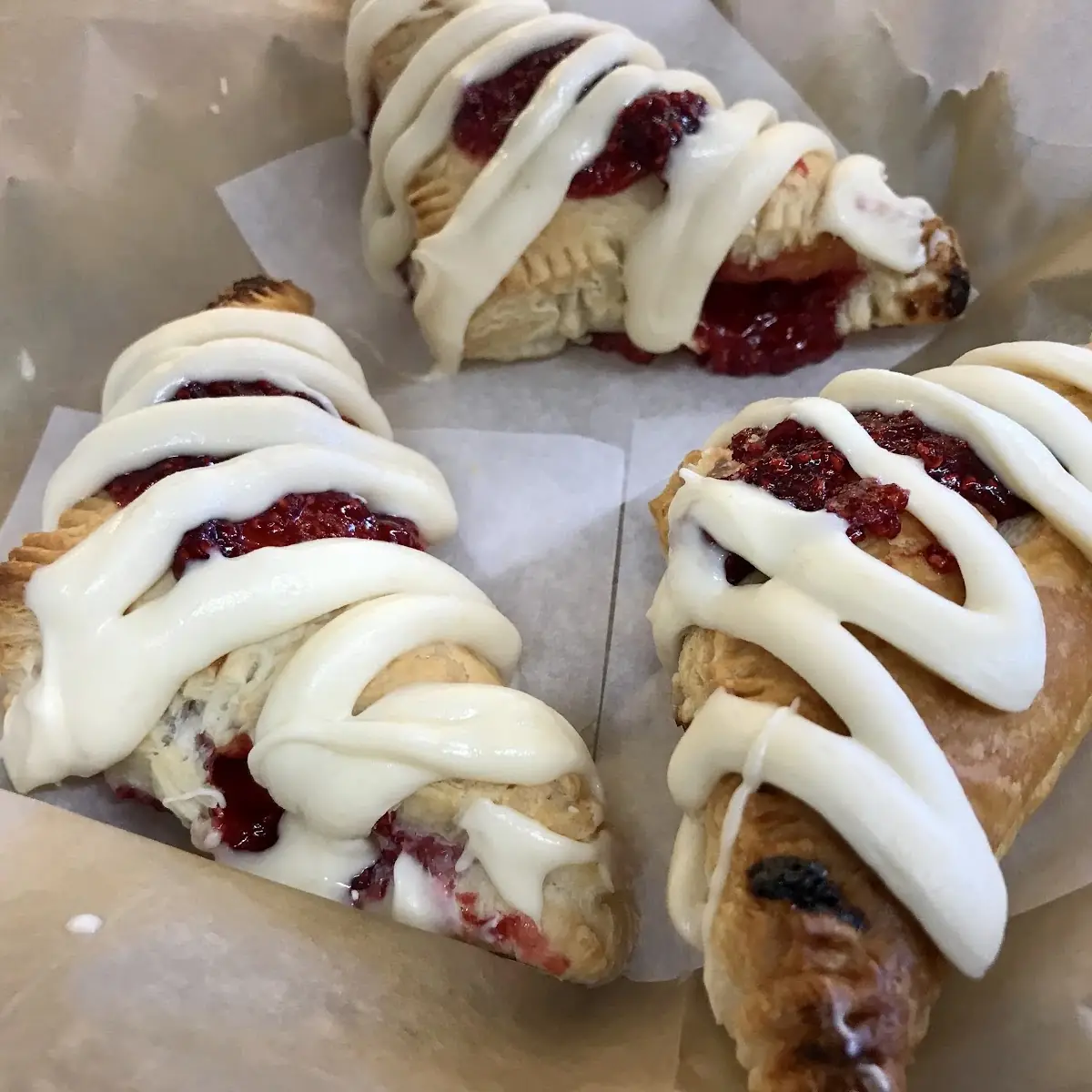 Cream Cheese Danish with Royal Icing