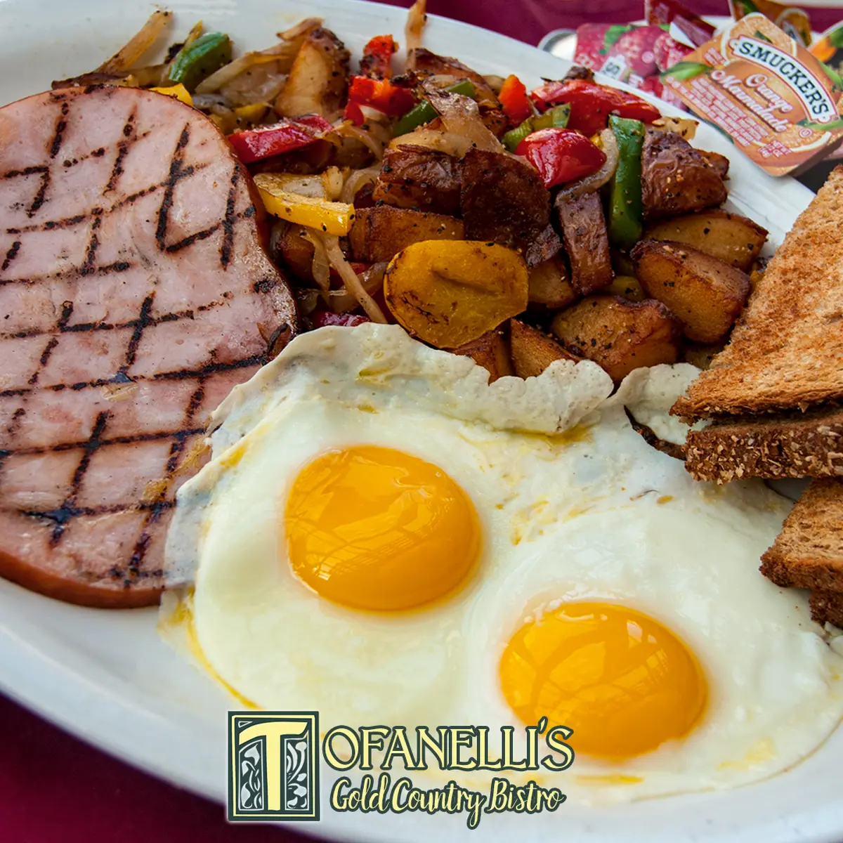 Char-Broiled Ribeye Steak & Eggs